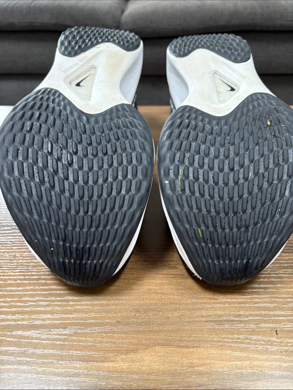 Nike Zoom Fly 5 Mens Running Shoes Size 14 Like New Black and White - Picture 9 of 11